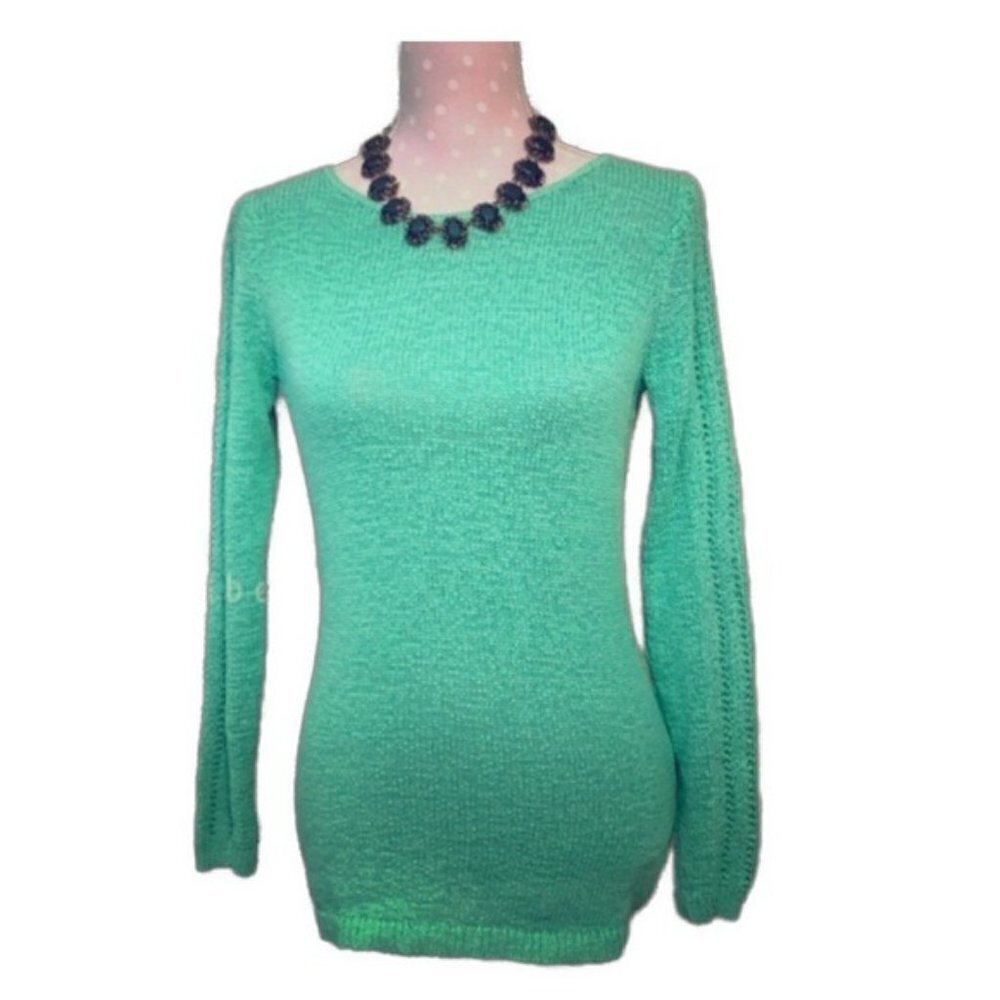 Rachel Zoe "Karla" open stitch sweater small